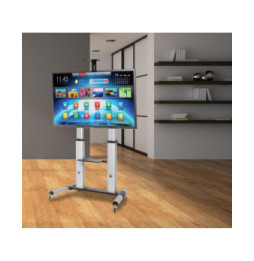 Stojak mobilny do telewizora 60-100" z półkami