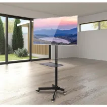 Techly ICA-TR20 Stojak mobilny TV 19-37" z półką AV - B2B Netinet