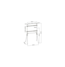 Stojak lcd 49-70' TRIPOD2 drew