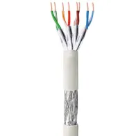 Kabel skrętka Cat6 SFTP drut 305m CCA szary