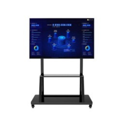 Stojak mobilny do telewizora 55-100" z dwoma półkami