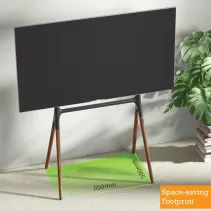 Techly ICA-TR19 Stojak podłogowy TV 49-70" drewniany - B2B Netinet