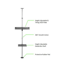 Stojak lcd 37-70 rura