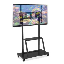 Techly ICA-TR30 Stojak mobilny TV 55-100" z półkami AV - B2B Netinet