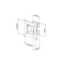 Techly 106602 Wieszak TV 13-30" ścienny obrotowy - B2B Netinet