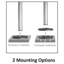 Techly-ICA-TR32 Uchwyt podłogowo-sufitowy TV 37-70" - B2B Netinet