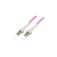 Patchcord światłowodowy OM4 50/125 MM LC-LC Duplex 1m
