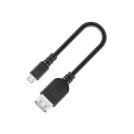 Kabel USB 2.0 przedłużacz USB-A na USB-MicroB M/F 0.2m