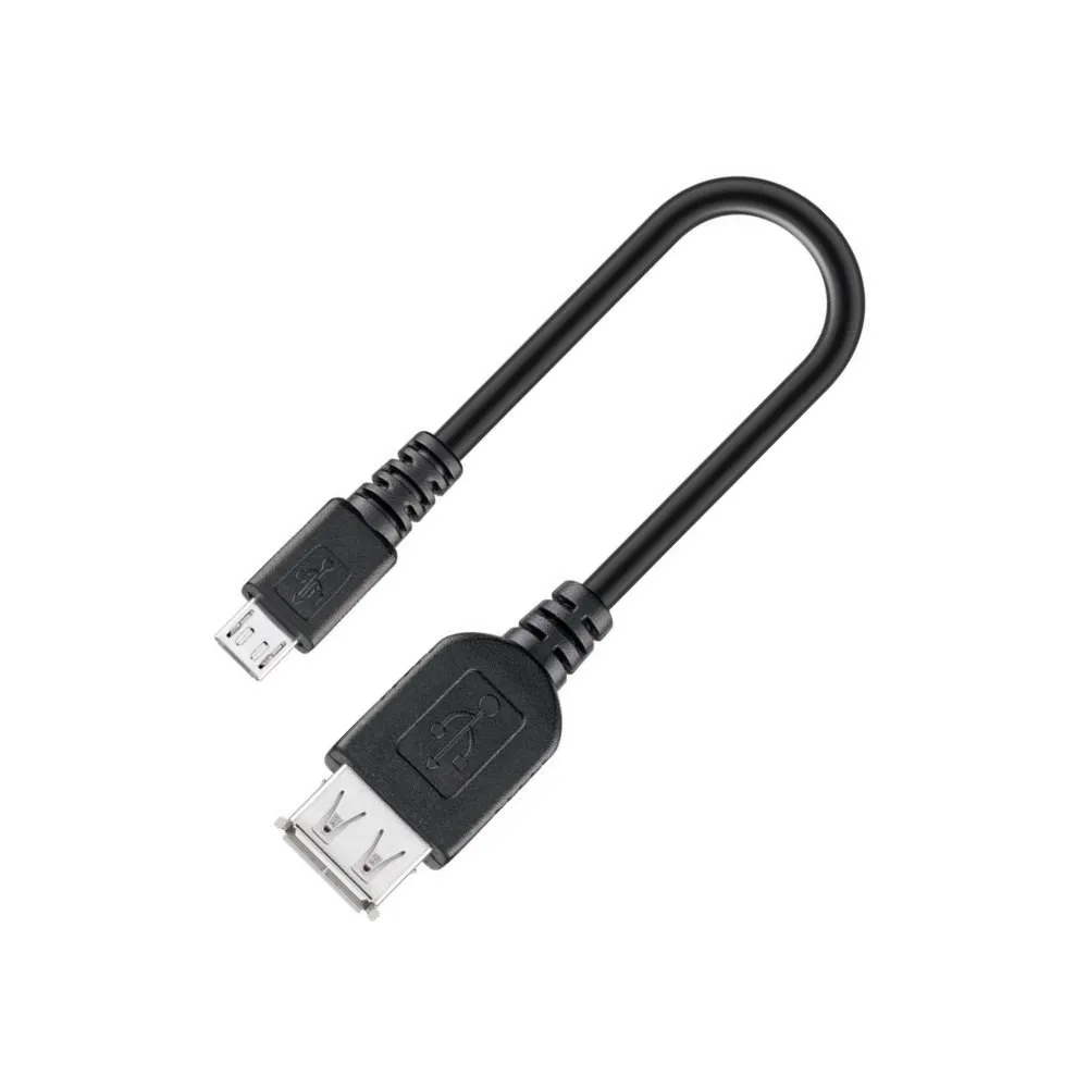 Kabel USB 2.0 przedłużacz USB-A na USB-MicroB M/F 0.2m