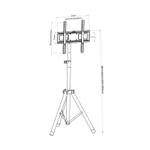 Techly ICA-TR17T2 Stojak podłogowy tripod TV 17-60" - B2B Netinet
