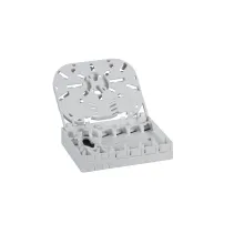 Gniazdo klienckie FTTH wew. 4 adaptery, naścienne/szyna DIN