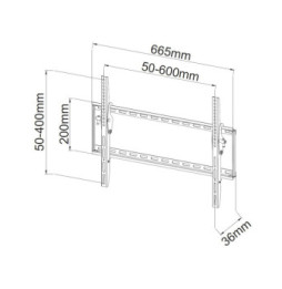 Techly 107685 Wieszak TV 40-65" ścienny uchylny - B2B Netinet