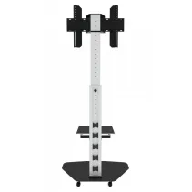 Techly ICA-TR3SL Stojak mobilny TV 37-70" z półkami - B2B Netinet