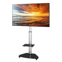Techly ICA-TR3SL Stojak mobilny TV 37-70" z półkami - B2B Netinet