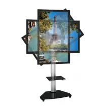 Techly ICA-TR3SL Stojak mobilny TV 37-70" z półkami - B2B Netinet