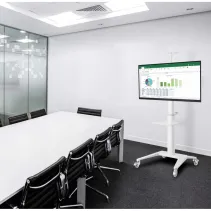 Techly ICA-TR48W Stojak mobilny TV 37-70" z półkami - B2B Netinet