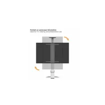 Techly ICA-TR48W Stojak mobilny TV 37-70" z półkami - B2B Netinet