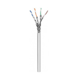 Kabel skrętka Cat6A S/FTP linka 100m PIMF 100% CU szary