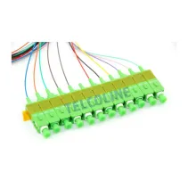 Pigtaile światłowodowe SC/APC LSZH 12 szt. G.657 0.9mm 1m