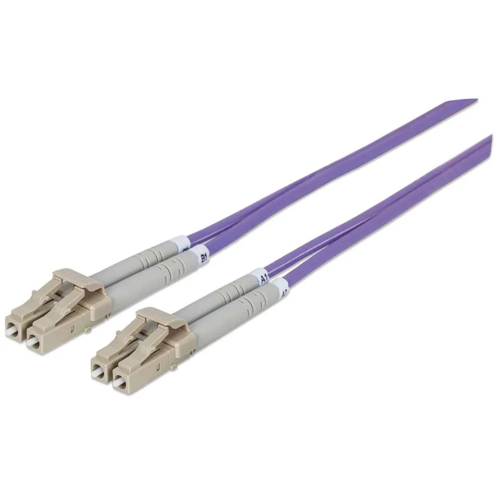 Patchcord światłowodowy OM4 50/125 MM LC-LC Duplex 1m