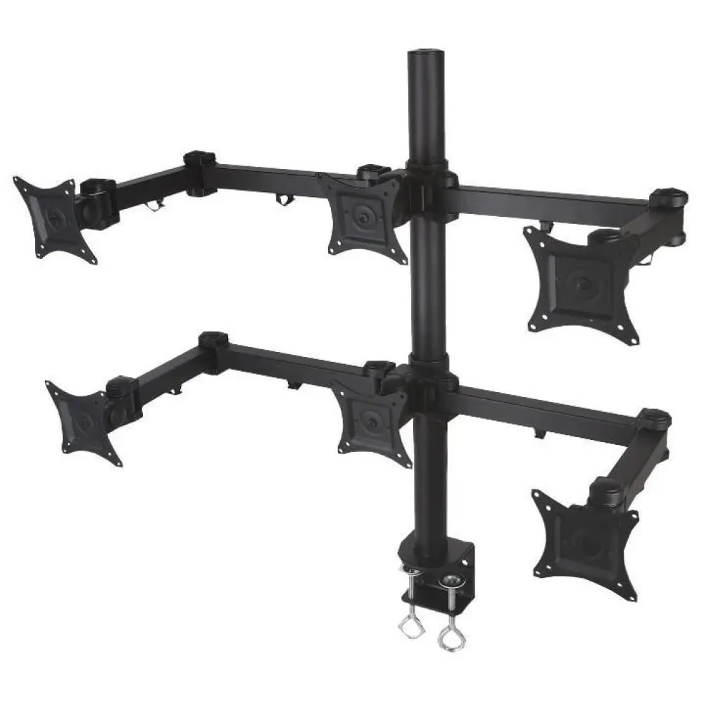 Techly 303362 Uchwyt do 6 monitorów 13-20" obrotowy - B2B Netinet