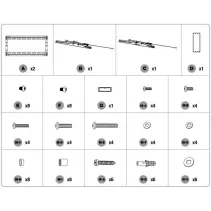 Techly 105421 Wieszak TV 43-90" ścienny uchylny - B2B Netinet