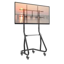 Techly ICA-TR38 Stojak mobilny TV 60-105" z półką AV - B2B Netinet
