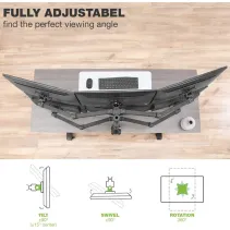 Techly 303362 Uchwyt do 6 monitorów 13-20" obrotowy - B2B Netinet