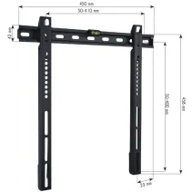 Techly 308831 Wieszak TV 32-55" ścienny slim - B2B Netinet