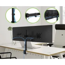 Techly 301740 Uchwyt do 2 monitorów 13-27" obrotowy - B2B Netinet