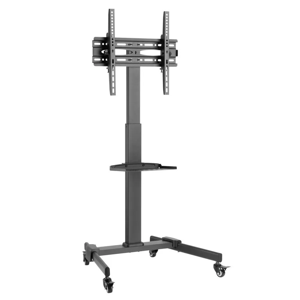 Techly ICA-TR21L Stojak mobilny TV 32-55" z półką AV - B2B Netinet