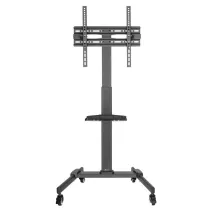 Techly ICA-TR21L Stojak mobilny TV 32-55" z półką AV - B2B Netinet