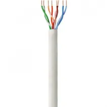 Kabel skrętka Cat6 UTP LSZH drut 305m 100% CU szary