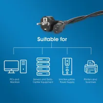 Manhattan 328616 Kabel zasilający EU Schuko na C13 3m - B2B Netinet