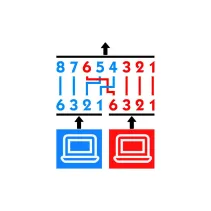Rozdzielacz RJ45X2 ekran
