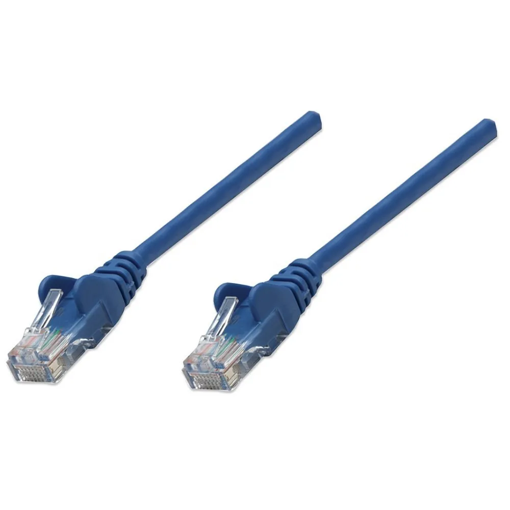 Patchcord Cat5e UTP 3m 100% CU niebieski