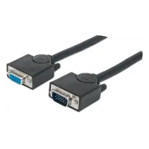 Kabel przedłużacz SVGA D-Sub 15-pin M/F plus Ferryt 30m