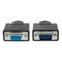 Kabel przedłużacz SVGA D-Sub 15-pin M/F plus Ferryt 30m