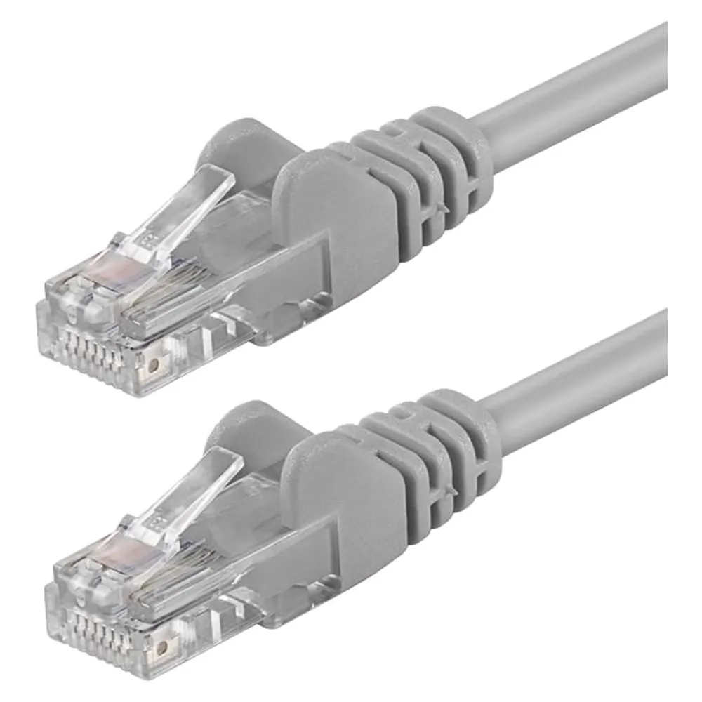 Patchcord Cat5e UTP 5m CCA szary