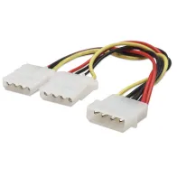 Adapter zasilania 1x Molex 5,25 na 2x Molex 5,25