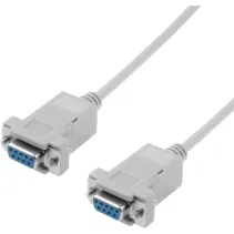 Kabel RS232 DB9F/DB9F Nullmodem 1.8m