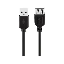Kabel USB 2.0 przedłużacz USB-A na USB-A M/F 0,25m