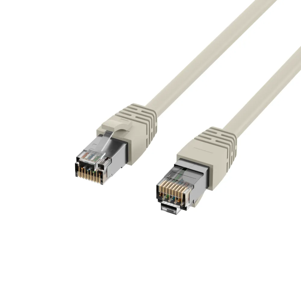 Patchcord Cat8 SFTP 3M 100% Cu  szary