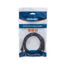 Patchcord Cat5e UTP 5m 100% CU czarny