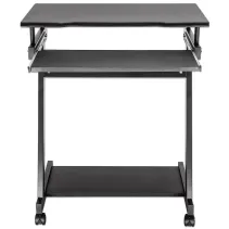 Manhattan 207935 Mobilne biurko pod komputer czarne - B2B Netinet
