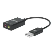 Adapter USB 2.0 USB-C  audio 2x Jack 3.5mm