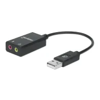 Adapter USB 2.0 USB-C  audio 2x Jack 3.5mm