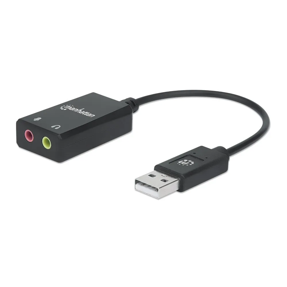Adapter USB 2.0 USB-C  audio 2x Jack 3.5mm