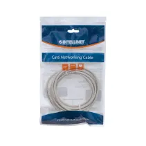 Patchcord Cat6 UTP 5m 100% CU szary