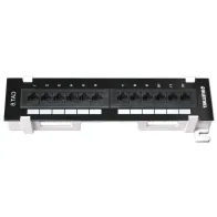 Patch panel 12 utp naścien C6
